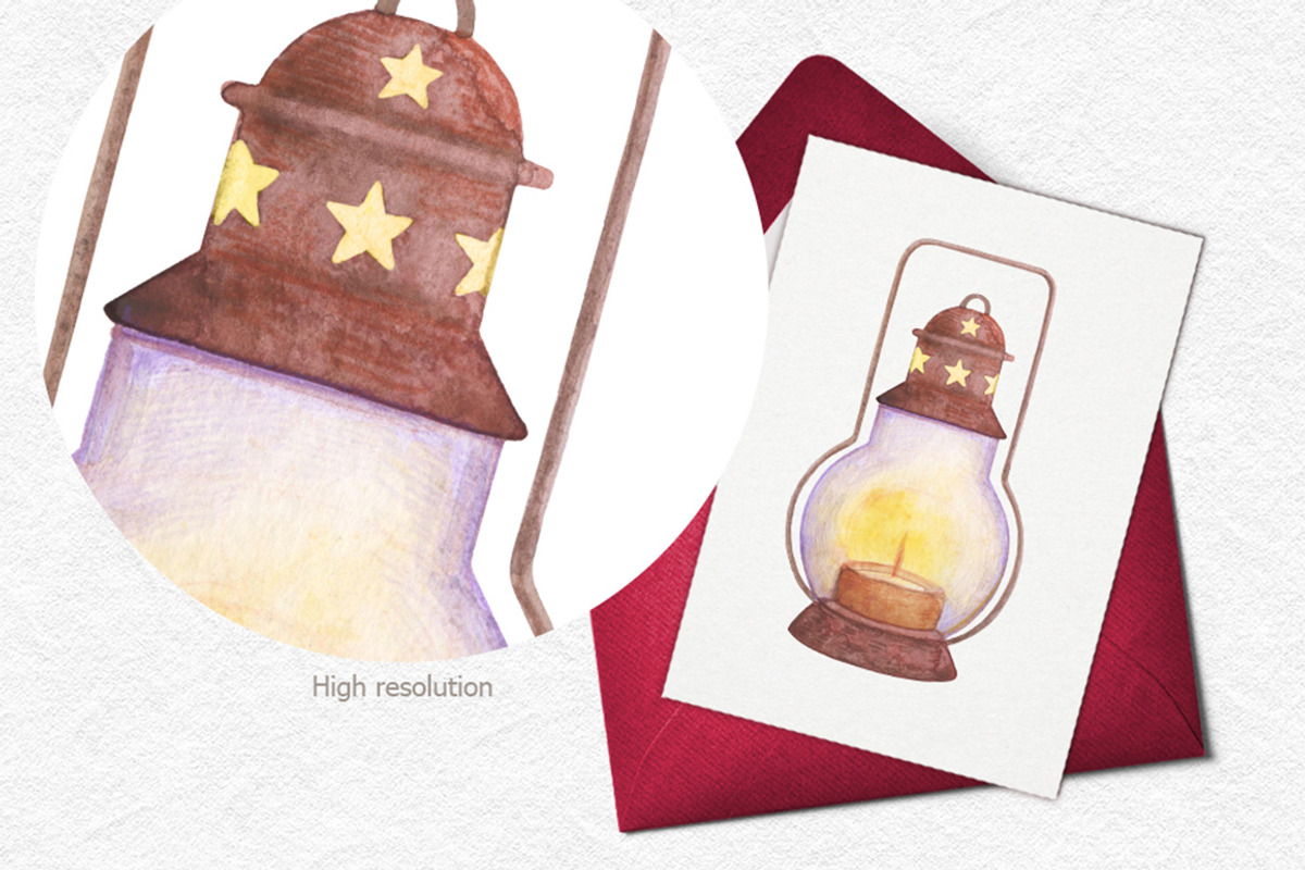 Christmas gingerbread clipart, a Decorative Illustration by CreativeByLu (Photo 7 of 7)