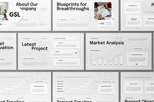 White Project Proposal Google Slide, a Presentation Template by graphicook