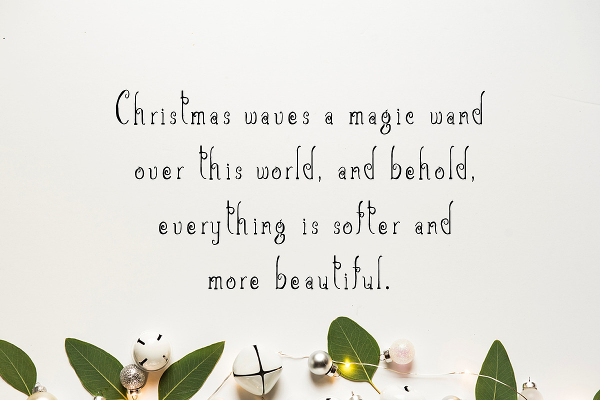 Christmas Script Font preview 4