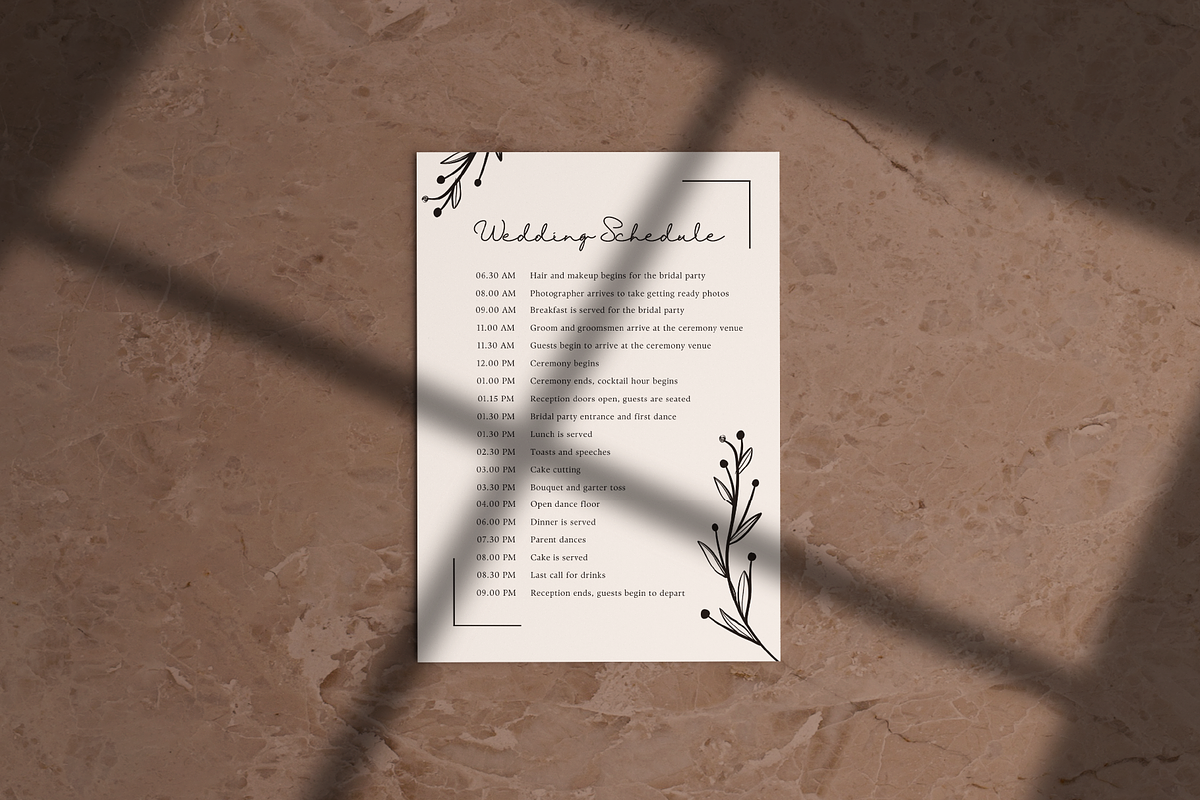 Wedding Suite Canva Template, a Marketing Template by ArbaStudio (Photo 4 of 5)