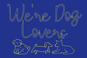 CS Selma Dashed, a Script Font by Craft Supply Co. (Thumbnail 4 of 8)