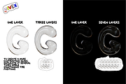 NIVEX V2. 3D OTF SVG Font Realistic., a Symbol Font by Luxfont (Thumbnail 10 of 13)