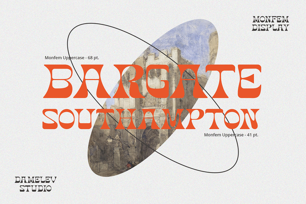 Monfem, a Sans Serif Font by Damelev (Photo 5 of 10)