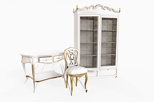 Vintage furniture set_4, a Furniture 3D Model by Snji | 3D Models