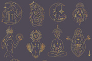 Magic woman feminine pack, a Person Illustration by Alisovna (Thumbnail 12 of 12)