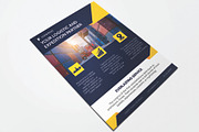 Sale Logistic flyer design template, a Flyer Template by Workhu (Thumbnail 2 of 3)