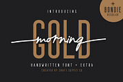 Morning Gold - Handwritten Font, a Script Font by Craft Supply Co. (Thumbnail 10 of 10)