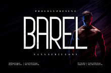Barel - Modern sans serif font