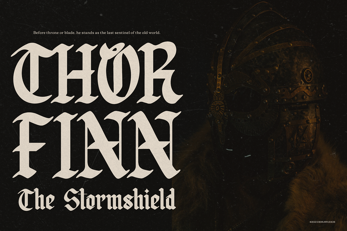 Qindret | Blackletter Typeface, a Blackletter Font by Denustudios (Photo 6 of 12)