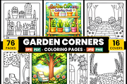 Garden Corners Bold Easy, a Decorative Illustration by Design Station (Thumbnail 1 of 3)