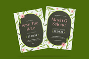 Greenve Wedding Invitation Template, an Invitation Template by iDoodle Studio (Thumbnail 4 of 4)