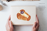 Italian Babà Dessert Watercolor, a Food Illustration by Kolorata Art (Thumbnail 3 of 4)