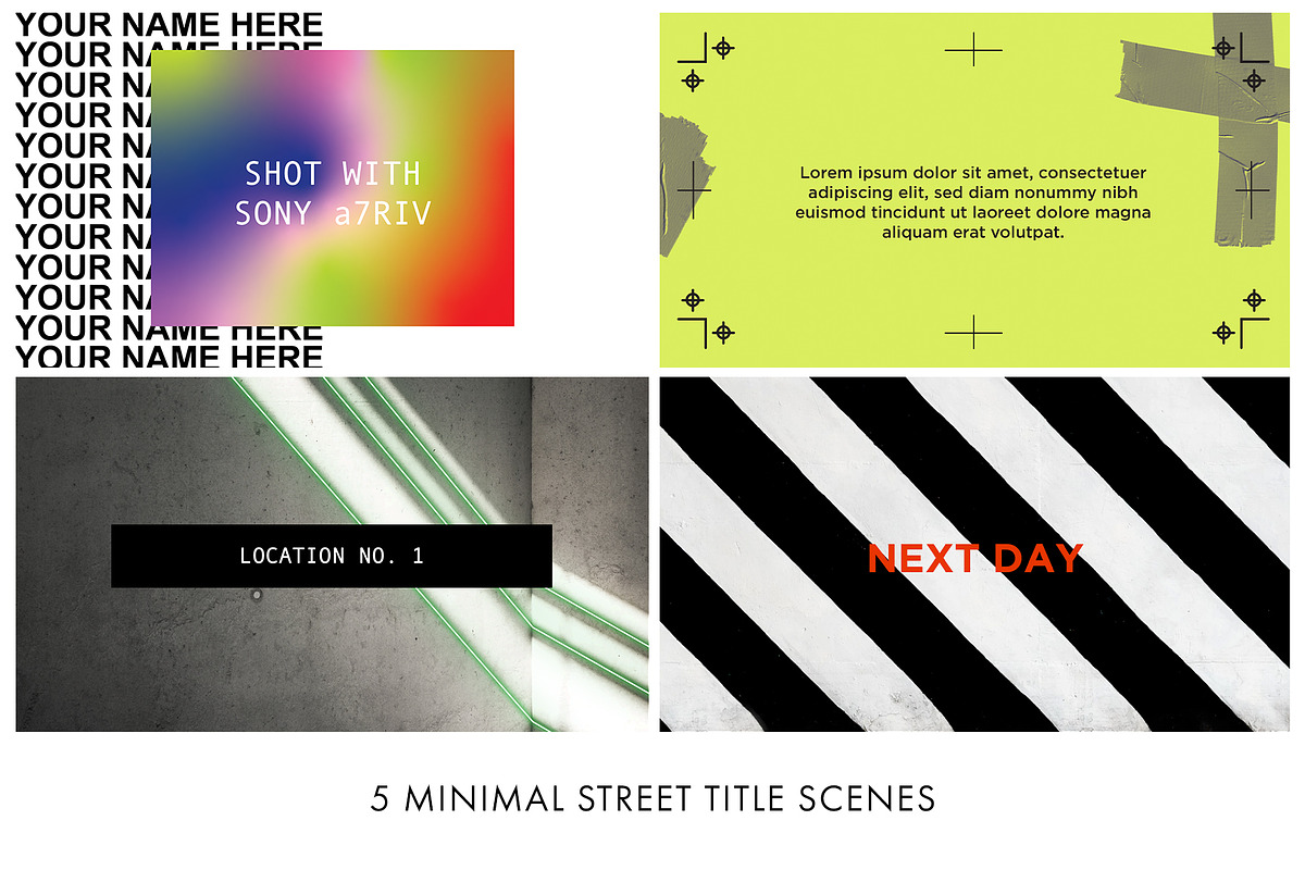 Minimal Street Youtube Branding Kit, a Social Media Template by Tangerine Nation (Photo 5 of 7)