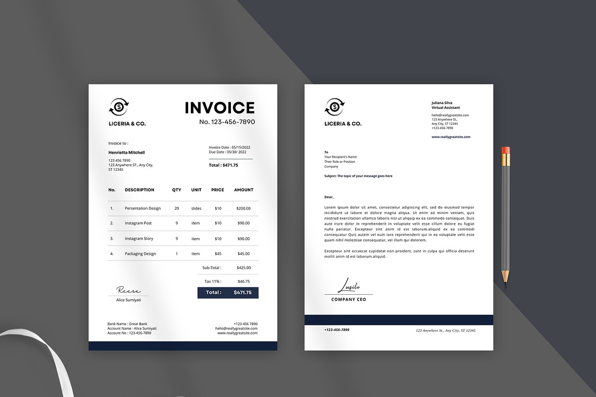 Corporate Identity / Stationery, a Stationery Template by Design Zone (Photo 3 of 5)