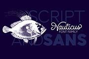Nauticus Script&Sans, a Script Font by Leitmotif (Thumbnail 1 of 6)