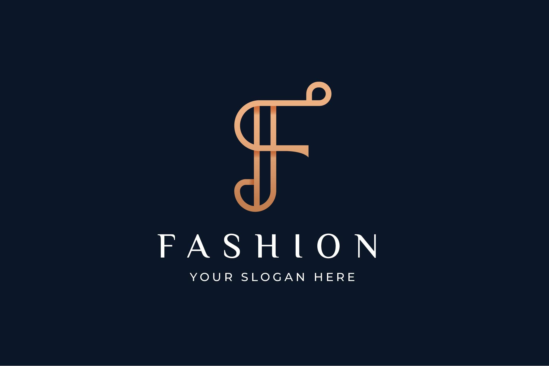 Letter F Luxury Logo, a Branding & Logo Template by BlackSweet_Studio
