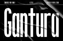 Gantura – Condensed Font Family
