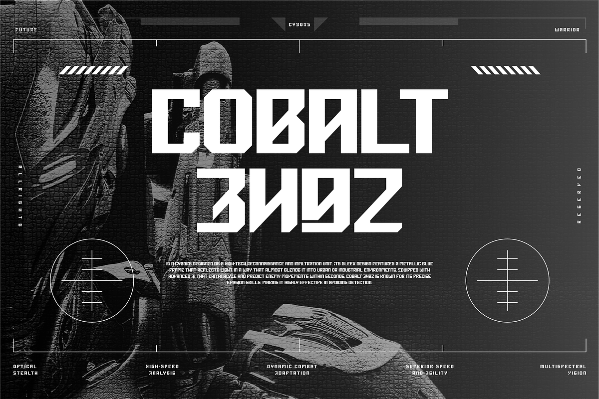 VB Aventor - Futuristic Font, a Sans Serif Font by VALIANTBROTHA (Photo 5 of 10)