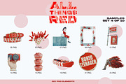 ALL THINGS RED: 250 PNG Elements, an Object Graphic by Megan Aili Designs (Thumbnail 6 of 17)
