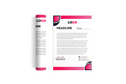 Modern Letterhead Template, a Stationery Template by Vectsaifur807 (Thumbnail 1 of 3)