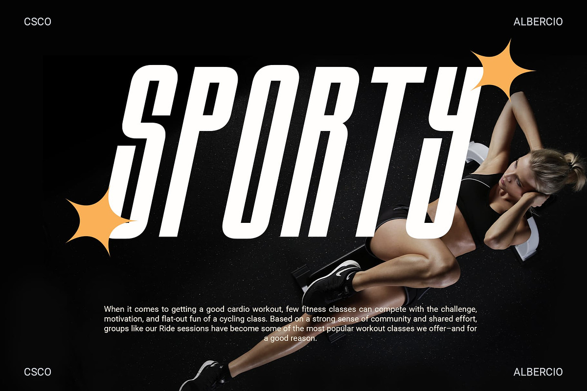 Albercio – Condensed Sans, a Sans Serif Font by Craft Supply Co. (Photo 8 of 8)