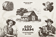 600 Farming illustrations, an Illustration by Nocturnal Wolf (Thumbnail 1 of 23)