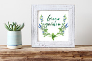 Green garden. Watercolors collection, a Decorative Illustration by LABFcreations (Thumbnail 7 of 7)