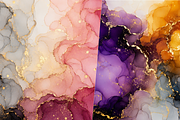 Alcohol Ink Abstract Digital Paper, a Texture Graphic by Printable Design Store (Thumbnail 2 of 4)