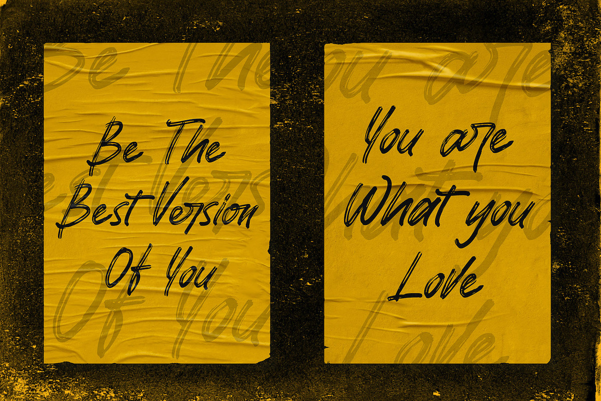 Pomthinq - Brush Script Font, a Script Font by StringLabs (Photo 5 of 12)