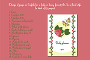 Page templates for daily planner, a Stationery Template by BEZIL-ART (Thumbnail 3 of 4)