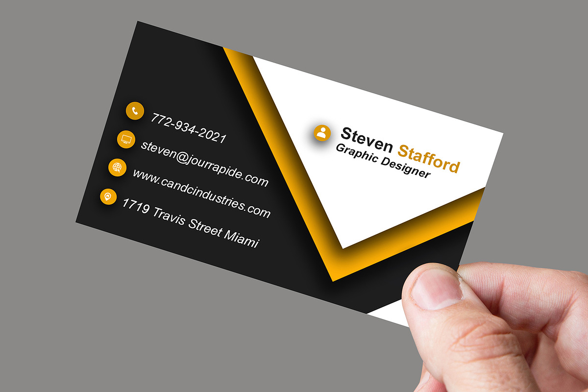 Monogram Business Card PSD preview 6