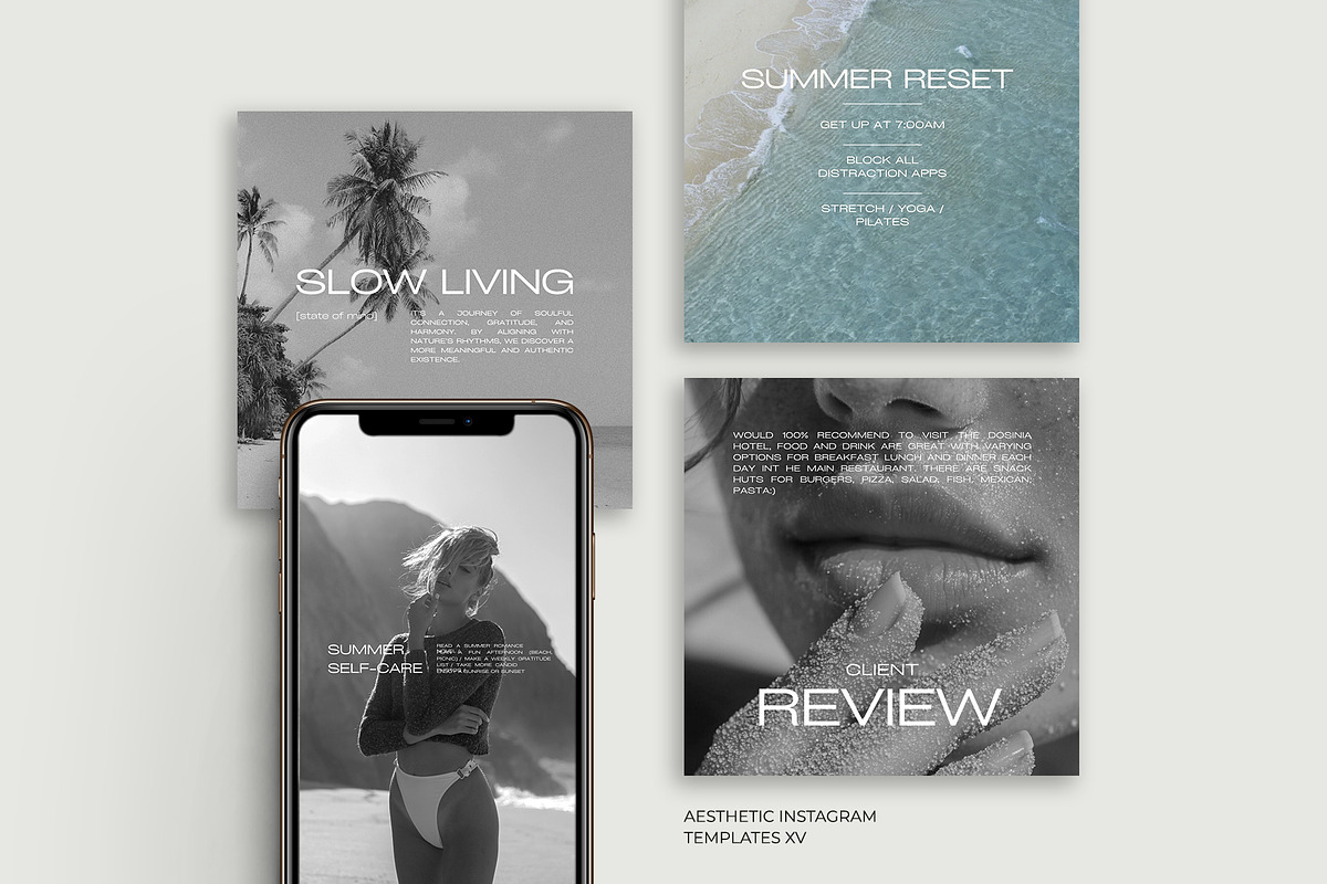 1000 Aesthetic Instagram Templates, a Social Media Template by Instprofi | Studio Estimo (Photo 23 of 42)