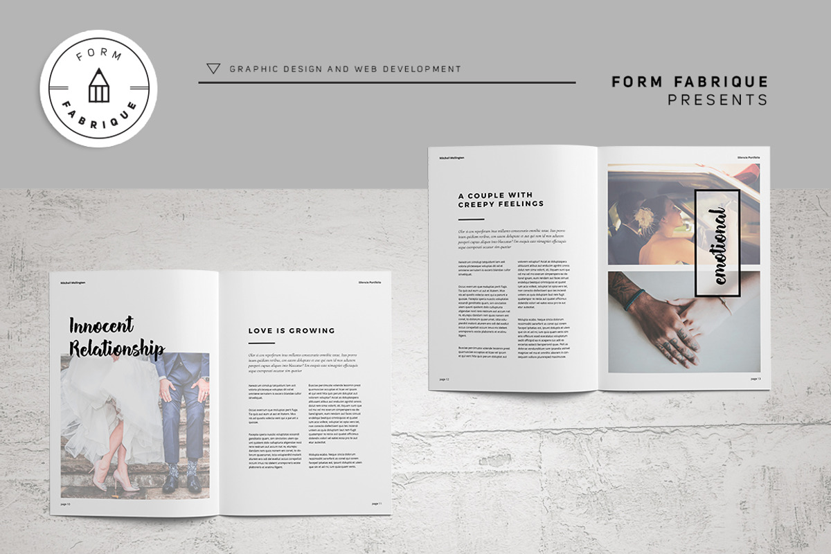 Silencio Portfolio, a Brochure Template by Form Fabrique (Photo 10 of 21)