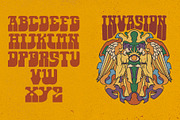 Kumbaripa psychedelic font, a Font by Wobblesaint (Thumbnail 2 of 2)