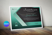 Canva Certificate Template, a Stationery Template by DesignDevisers (Thumbnail 3 of 9)