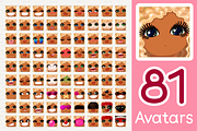vector BIG avatars SET, a Templates & Theme by WINDmade (Thumbnail 36 of 40)