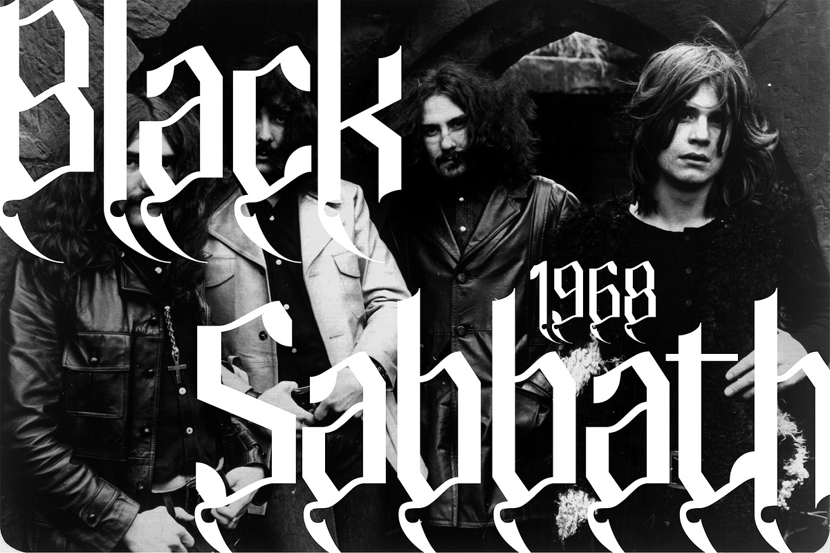 Sabbatic Display - Modern Doom v02, a Blackletter Font by riff.type (Photo 3 of 10)
