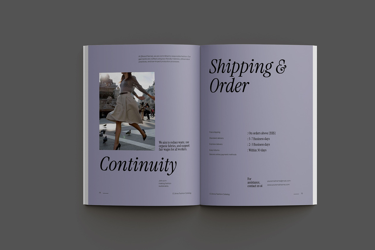 Fashion Catalog Template, a Brochure Template by Neermana (Photo 9 of 10)