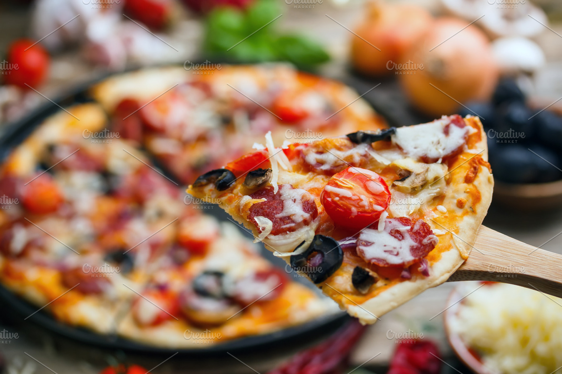 Delicious Sausage Pizza