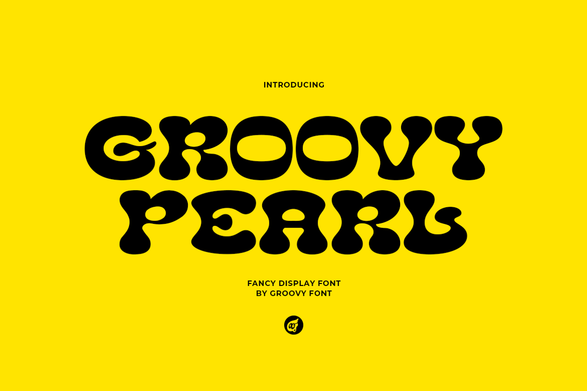 Groovy Pearl - Fancy Display Font, a Sans Serif Font by GroovyFontCo (Photo 1 of 8)