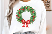 Happy Holidays Christmas Clipart PNG, an Illustration by SinaCreation (Thumbnail 4 of 7)