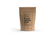 Food Pouch Packaging Mockup Template, a Packaging Mockup by DesignRushMarket (Thumbnail 4 of 11)