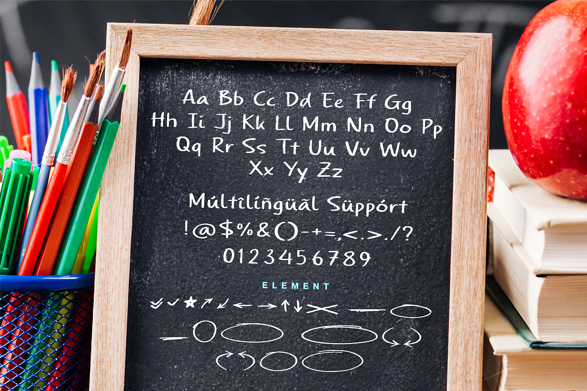 Chalkvibes A Handwritten Chalk Font, a Font by Allouse Studio (Photo 9 of 10)