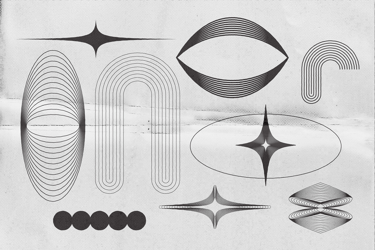 Abstract Boho Linear Vector Shapes, a Graphic by Vanzyst (Photo 14 of 24)
