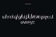 TANRA LIMANG, a Script Font by MUNIK STUDIO 3D (Thumbnail 6 of 7)