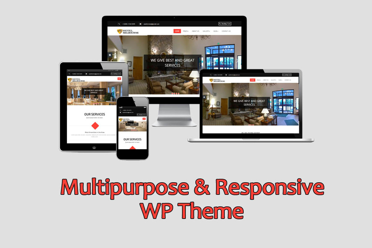 Hotel-Melbourne WordPress theme, a WordPress Template by ASIATHEMES (Photo 9 of 9)