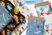 Coral Reef. Watercolor Set, an Illustration by Tata Pilip (Thumbnail 11 of 16)
