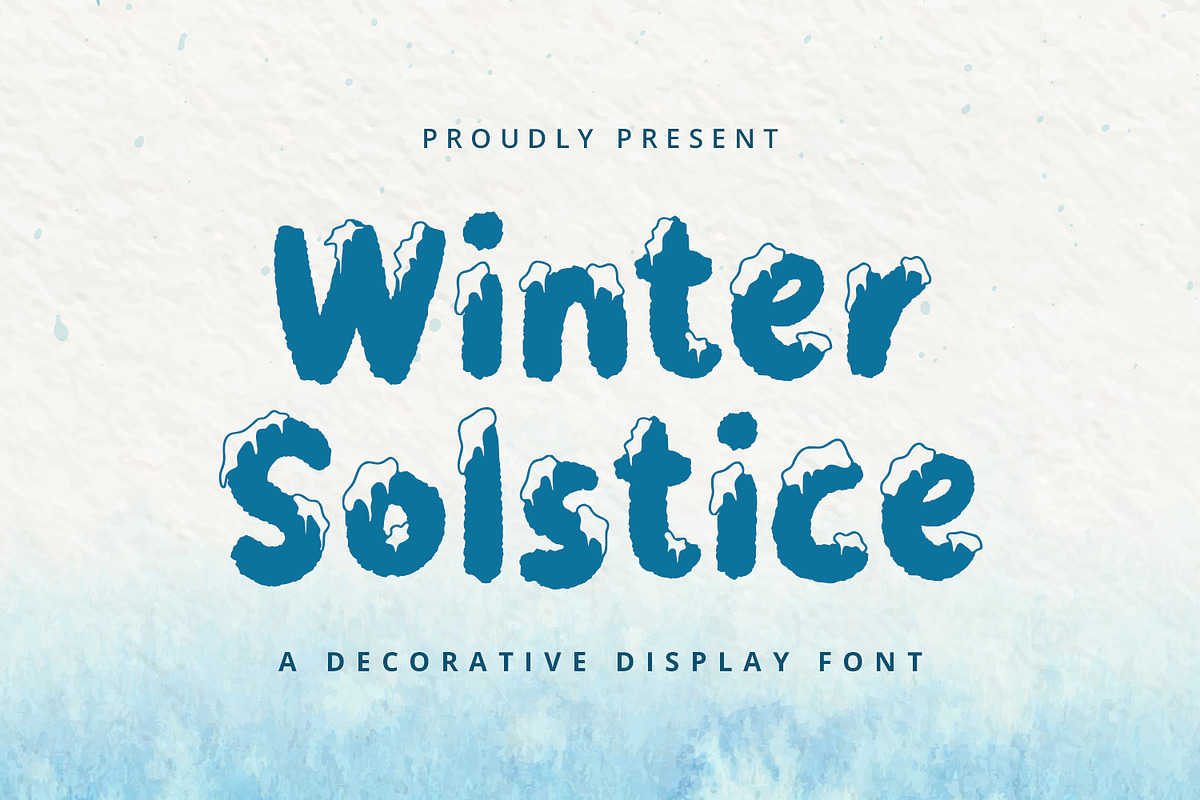 Winter Solstice - Display Font, a Script Font by Alpaprana (Photo 1 of 10)
