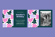 Annalise Birthday Invitation, an Invitation Template by Mountain Folk Creative (Thumbnail 1 of 7)