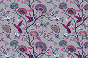 2 Patterns with flowers and birds, a Pattern Graphic by Sunny_Lion (Thumbnail 2 of 2)